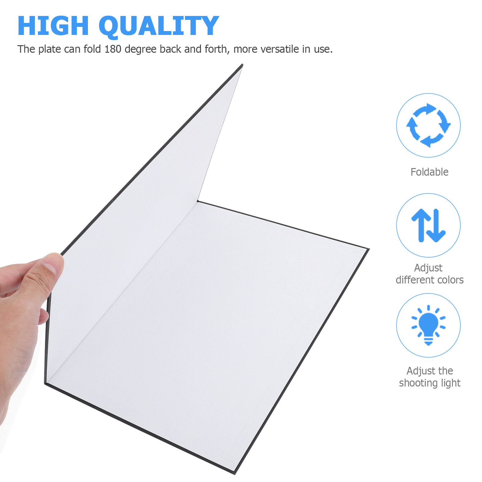 Photography Lighting Reflector - A4 접이식 사진 반사판, 정물 사진,