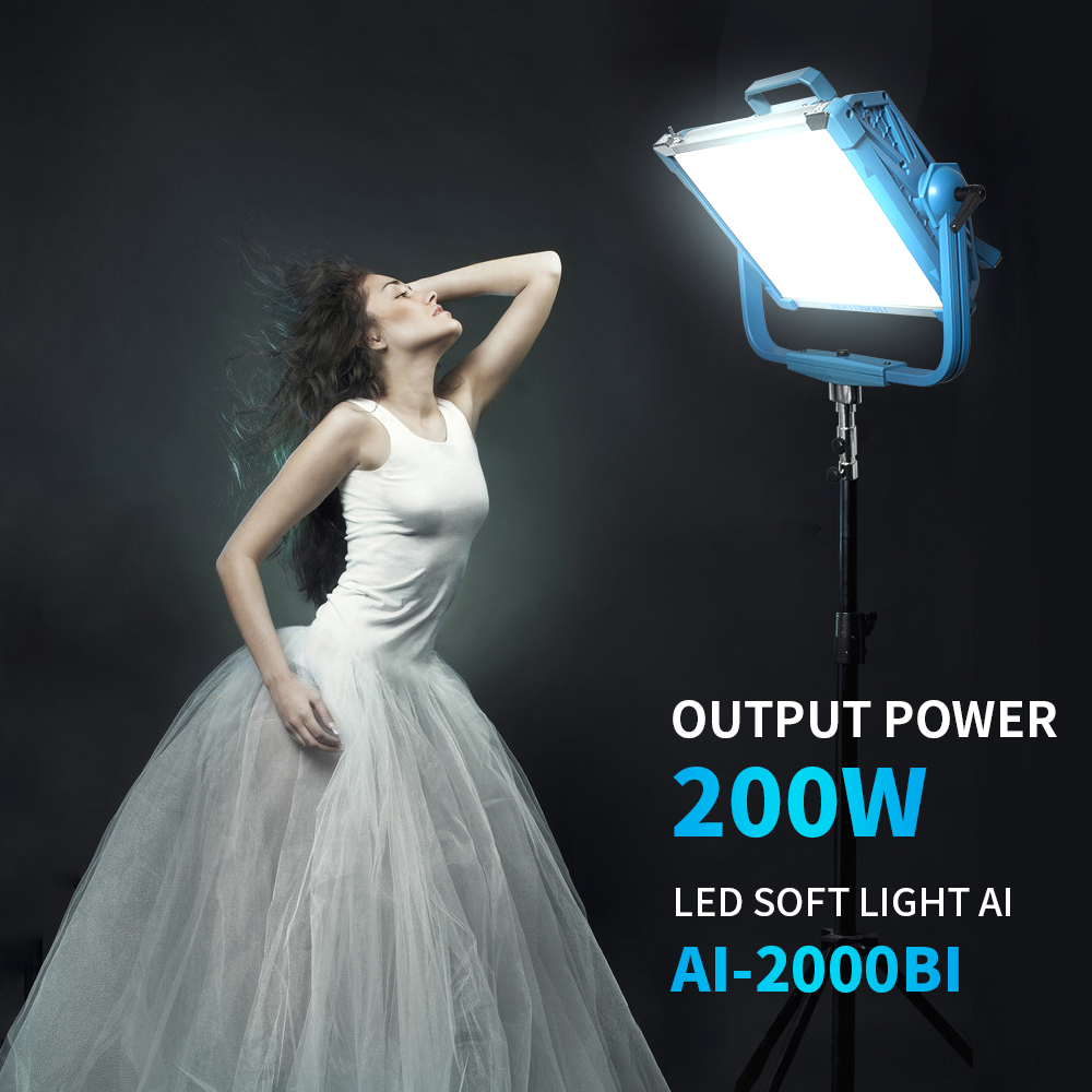 Photography Lighting Ai - LED 조명 DMX 지원 200W Yidoblo