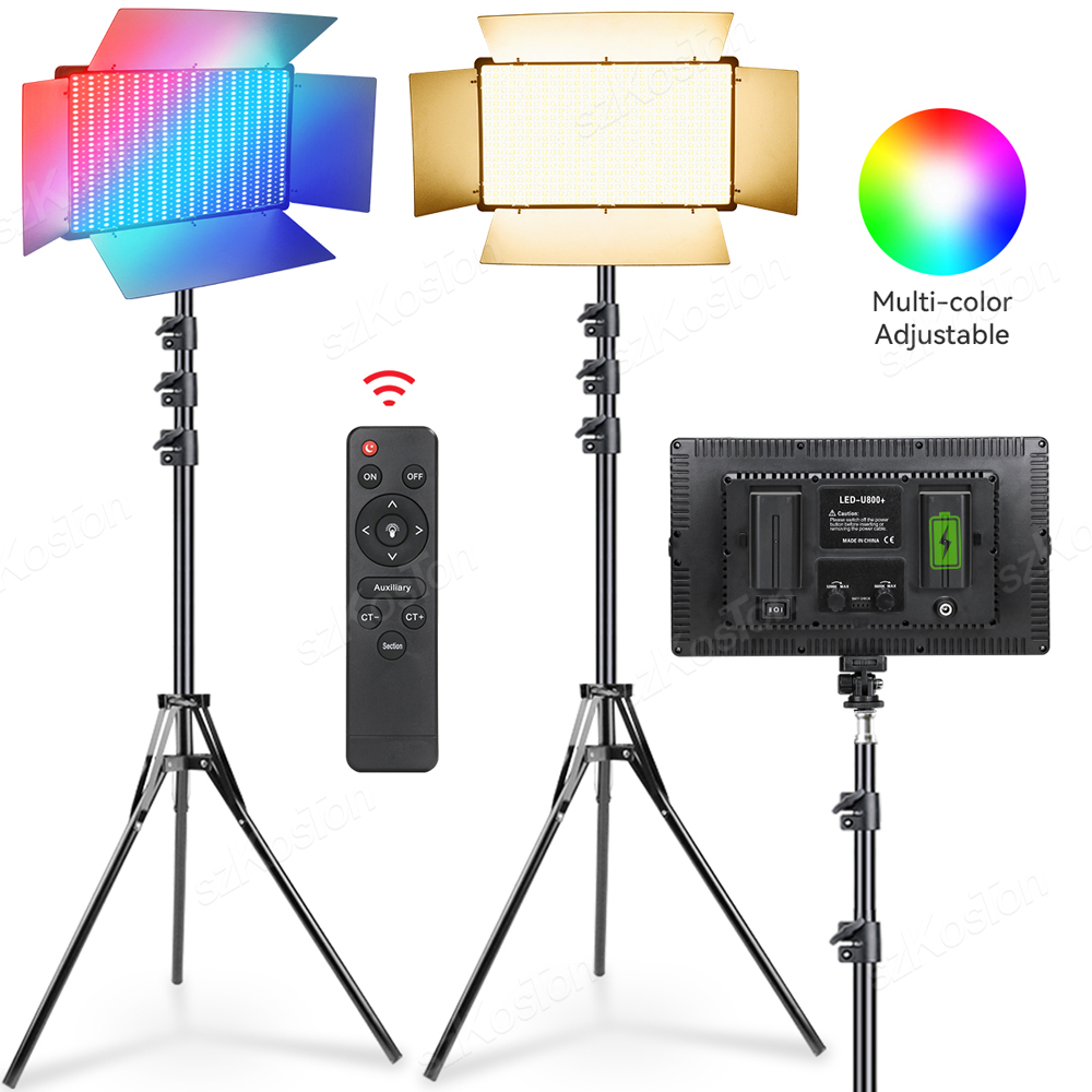 Photography Lighting Uk - RGB LED 비디오 조명 키트, 유튜브