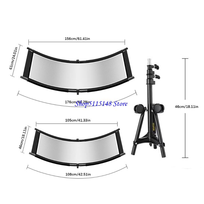Photography Lighting Reflector - F3MA 금속 프레임이 있는 컴팩트 곡선