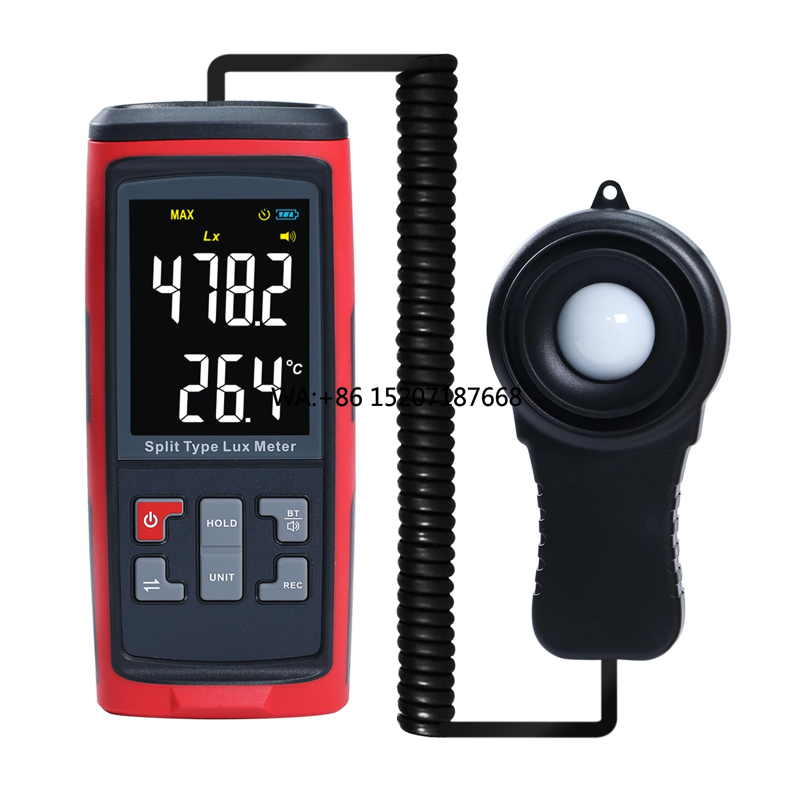 Photography Lighting Types - 디지털 분할형 Lux Light Illuminometer 200,000