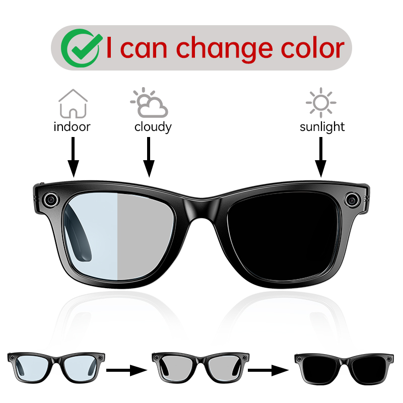 Photography Lighting Ai - LIGE 뉴 스마트 안경, 광변환 렌즈