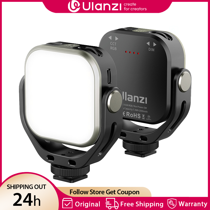 Photography Lighting With Umbrella - 울란지 VL66 RGB 비디오 조명 2500-6500K