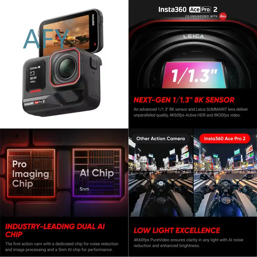 Photography Lighting Ai - 인스타360 에이스 프로 2 액션 카메라