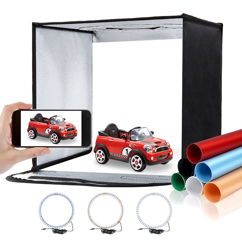 Photography Led Lighting Kit - 접이식 사진 스튜디오 라이트 박스, 멀티