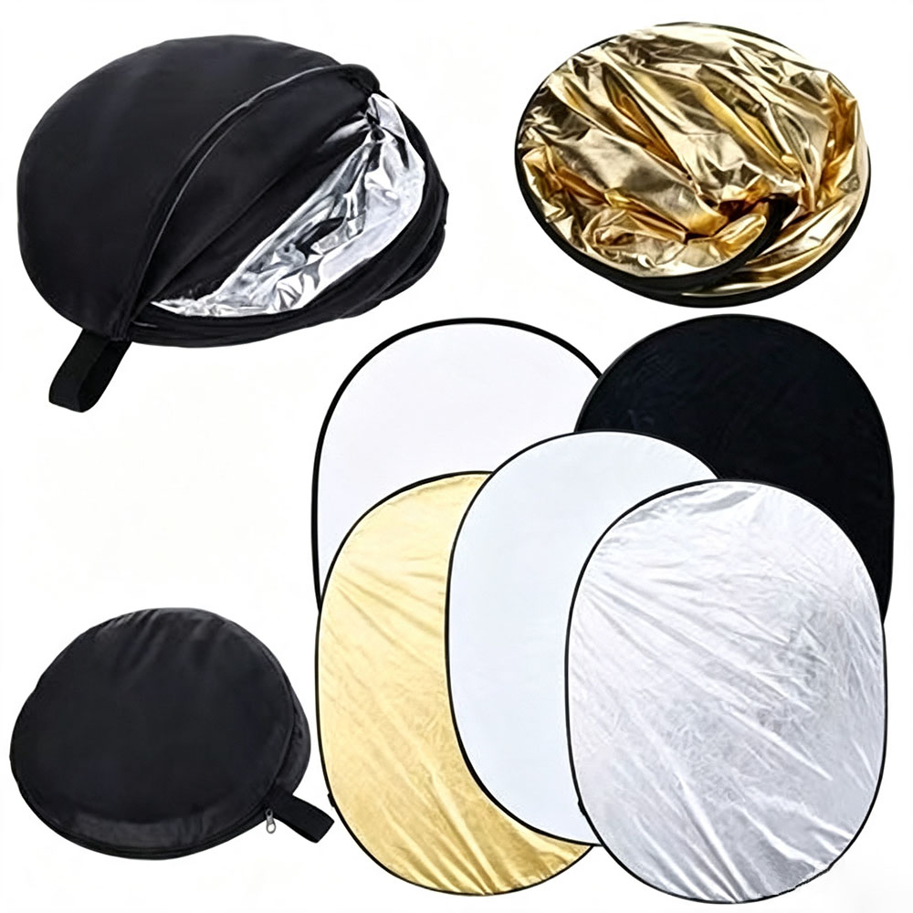 Photography Lighting Reflector - 휴대용 5 in 1 접이식 사진