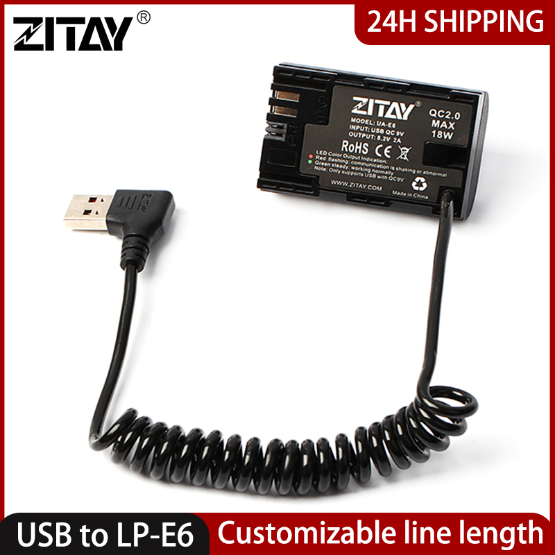 Photography Lighting For Dummies - ZITAY USB to LP-E6 카메라 더미