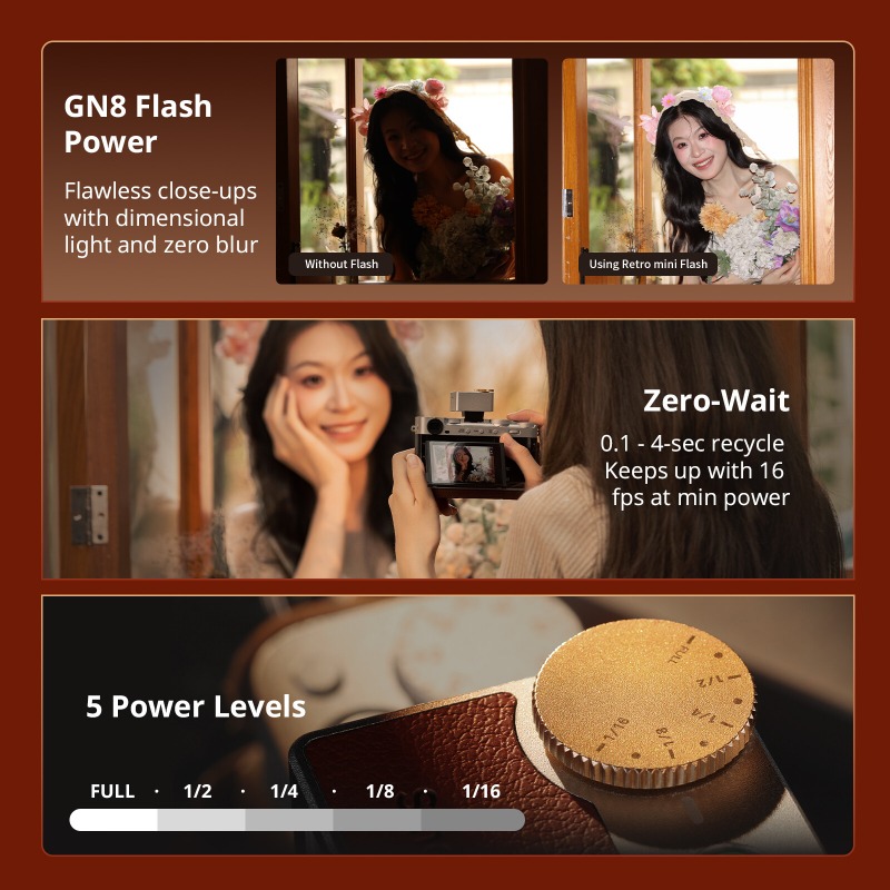 소형리그 RS-R20 레트로 미니 스피드라이트 플래시  - Photography Lighting Kit Portable 리뷰 및 가격