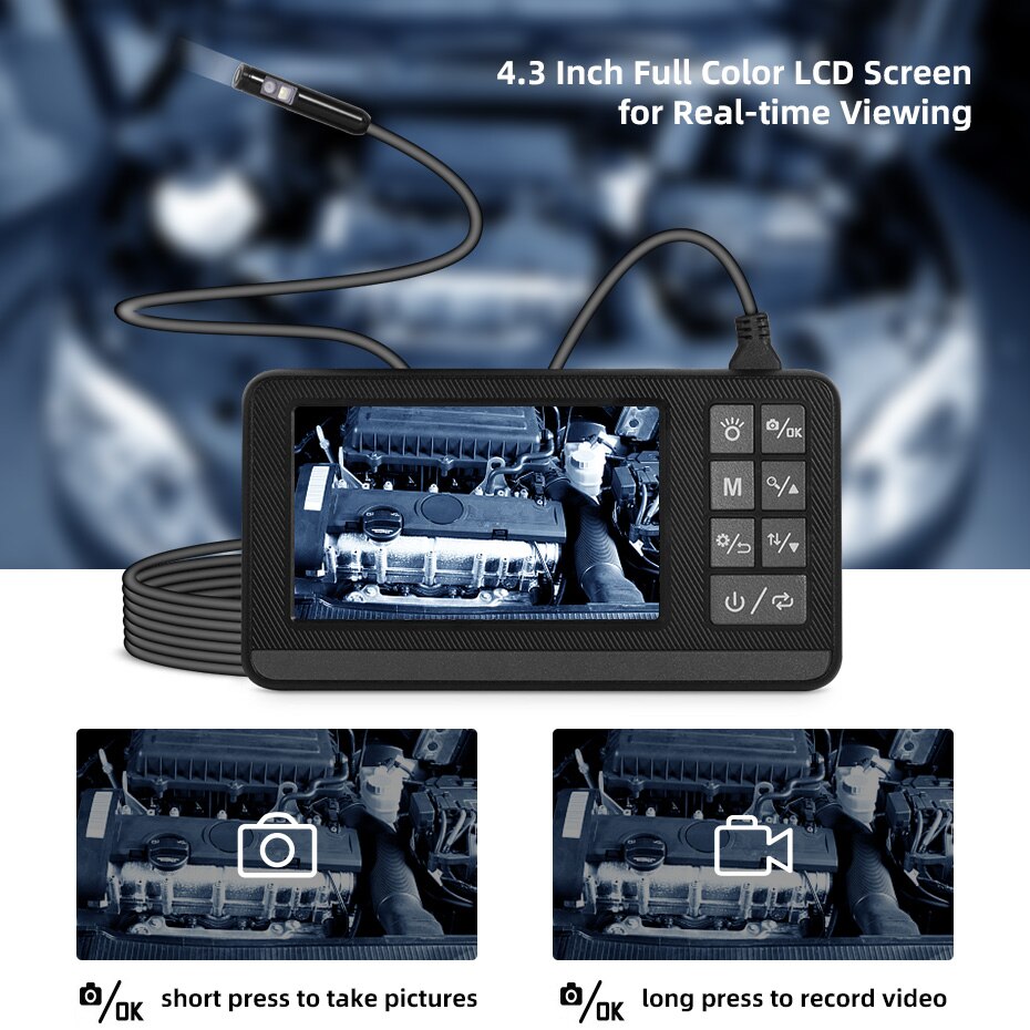 KERUI 듀얼 렌즈 산업용 내시경 검사 카메라, 4. - Macro Photography Led Lighting 리뷰 및 가격