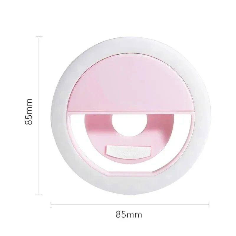 1-4개 LED 셀카 링 조명 휴대폰 3단계 조명 US - Photography Lighting Ring 리뷰 및 가격