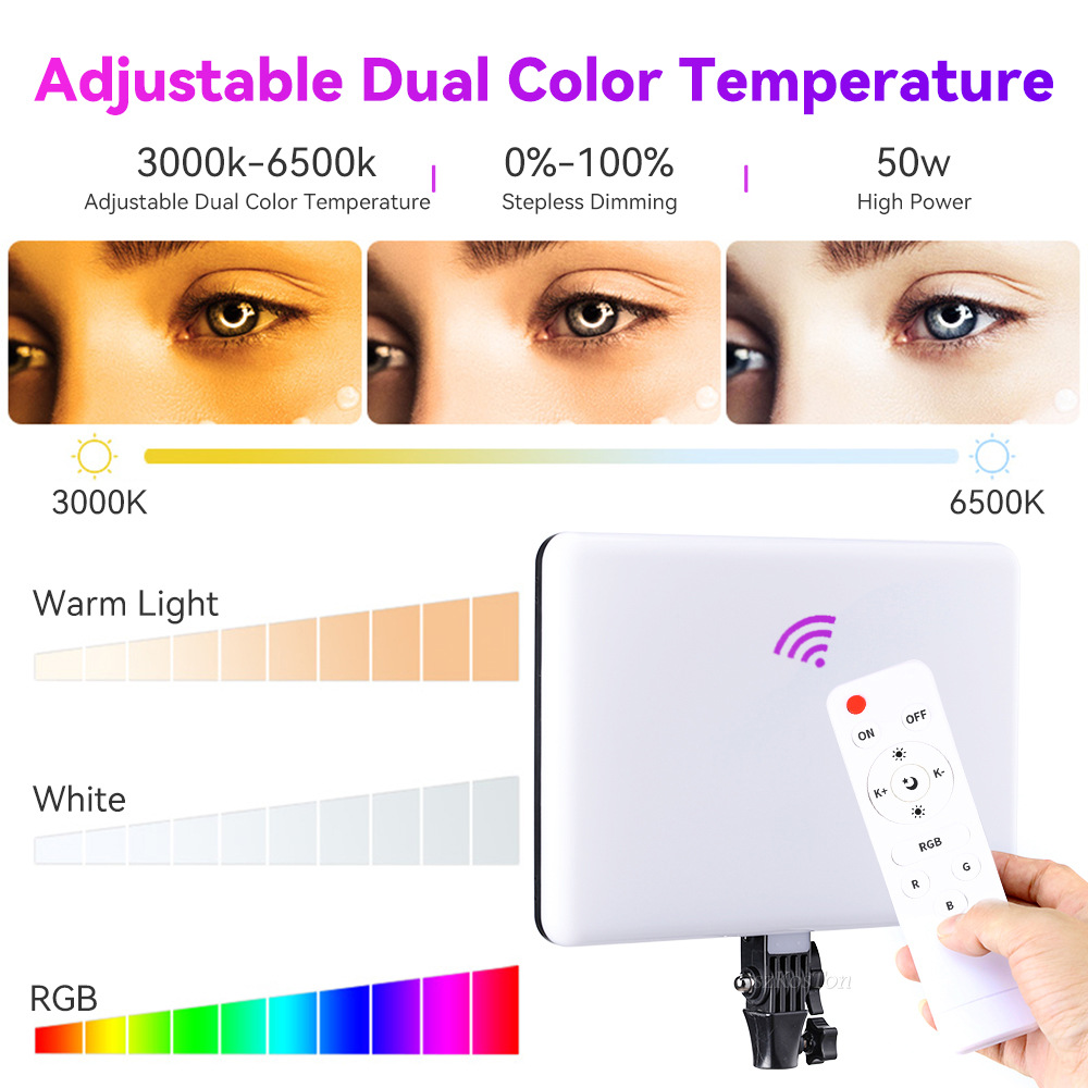 RGB 14'' LED 비디오 라이트 원격 제어 사진  - Photography Lighting Uk 리뷰 및 가격