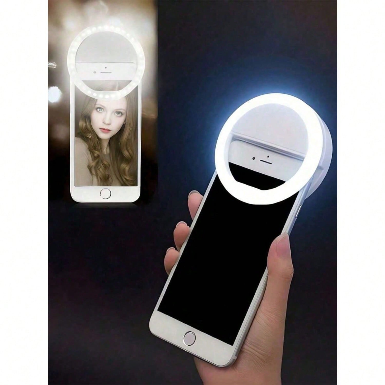 플래시 세일 1개 휴대용 LED 셀카 라이트, USB  - Photography Lighting Ring 리뷰 및 가격