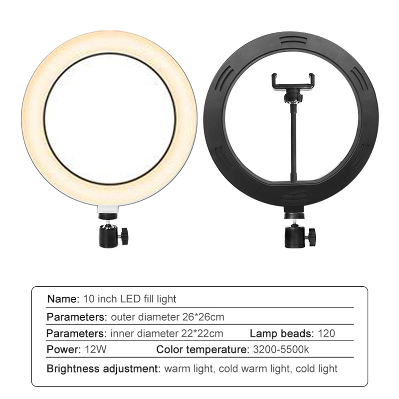 유튜브 촬영 브이로그 셀카 원형 포토 링 라이트, LE - Photography Lighting Description 리뷰 및 가격