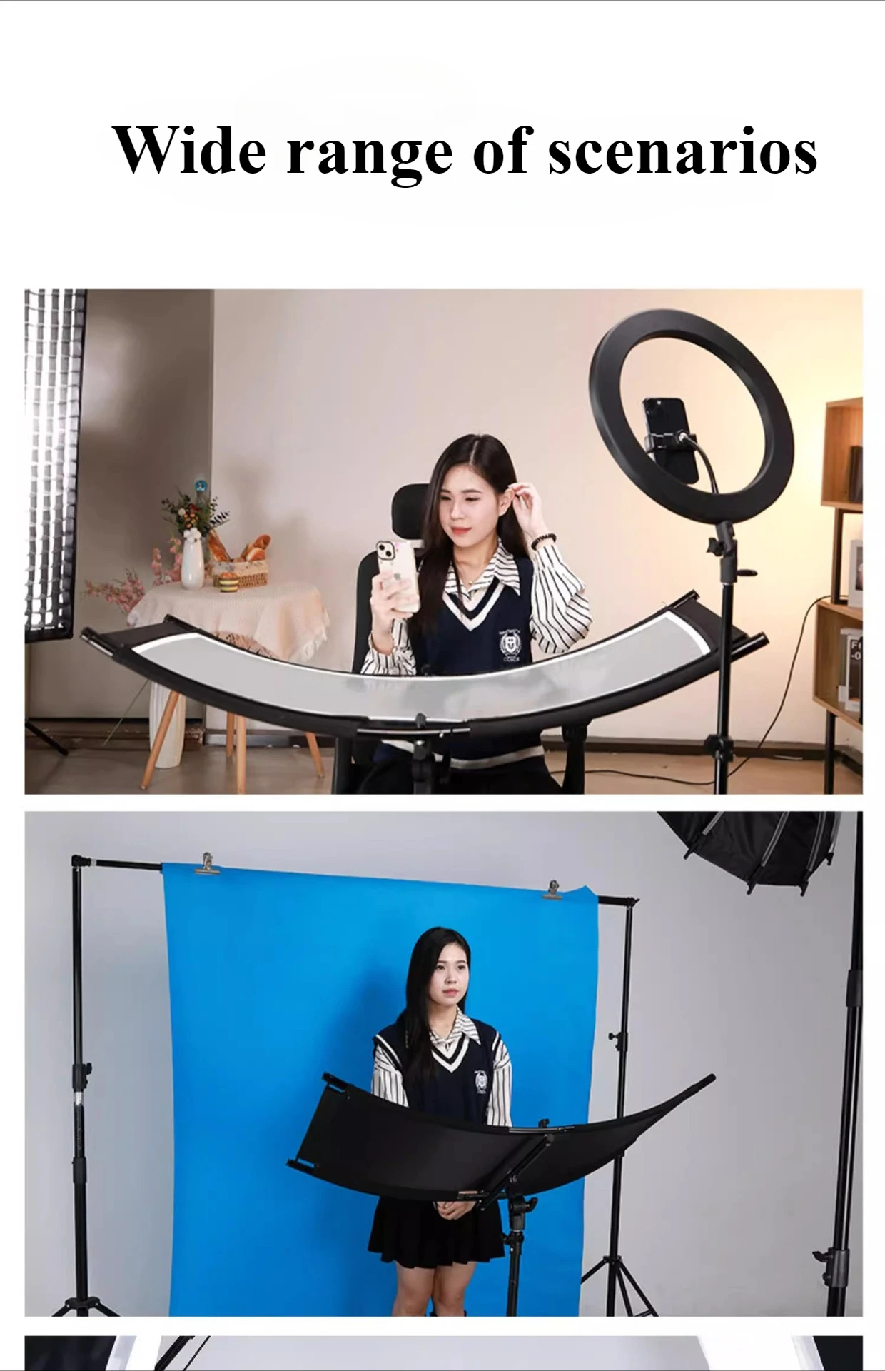 4색 천 U자형 반사판 접이식 사진 조명 반사 스크린  - Photography Lighting Types 리뷰 및 가격