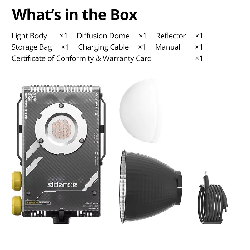 시단데 Q100C Q100Lite 광학 100W 고출력 - Photography And Lighting 리뷰 및 가격