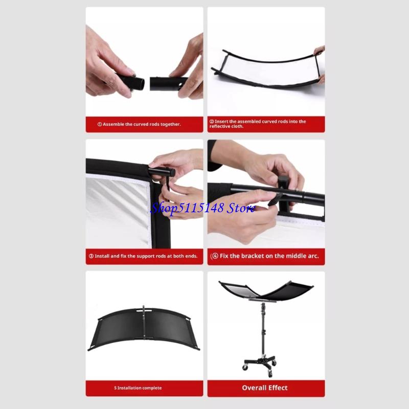 F3MA 금속 프레임이 있는 컴팩트 곡선 사진 반사경  - Photography Lighting Reflector 리뷰 및 가격