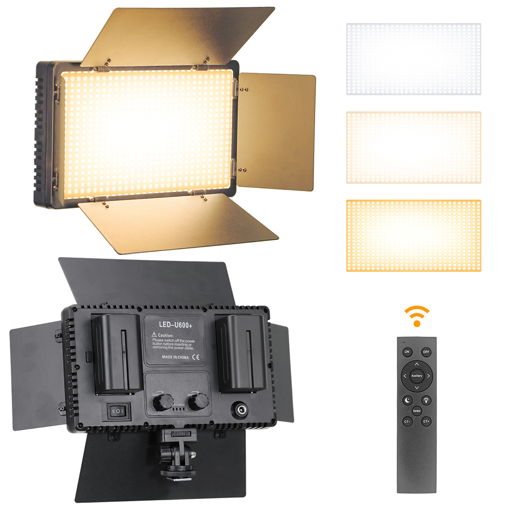 U800 600 LED 비디오 패널 라이트 키트, 카메 - Photography Lighting Uk 리뷰 및 가격