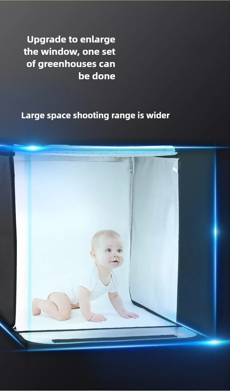 40cm 사진 LED 스튜디오 라이트 박스 사진 조명  - Photography Led Lighting Kit 리뷰 및 가격