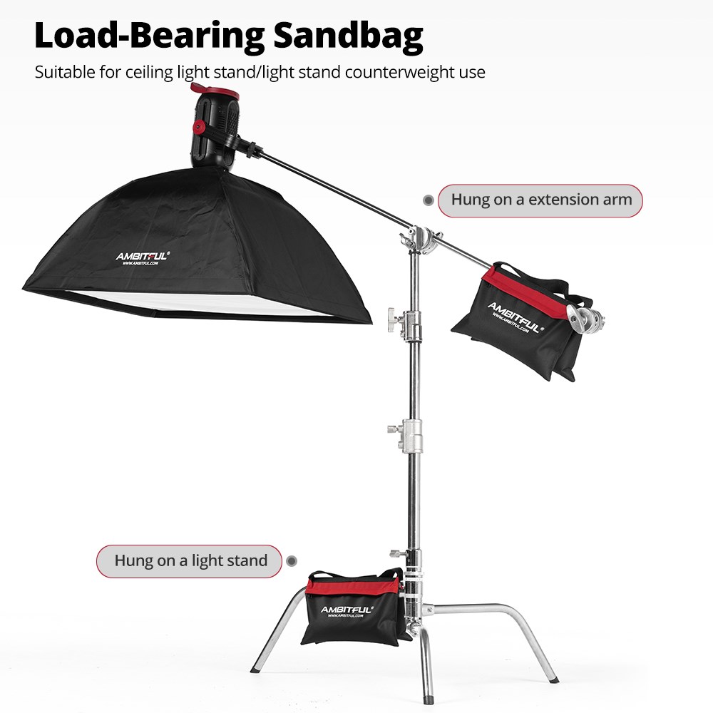 앰비티풀 로드 베어링 샌드백, 사진 스튜디오 비디오 무 - Light Stand Sandbag 리뷰 및 가격