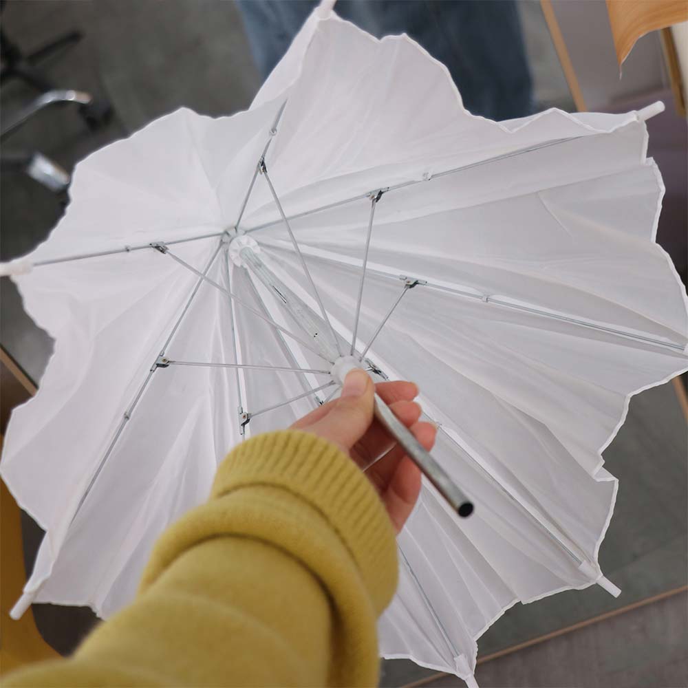 50cm/20인치 사진 촬영용 우산 금속 손잡이 화이트 - Photography Lighting With Umbrella 리뷰 및 가격
