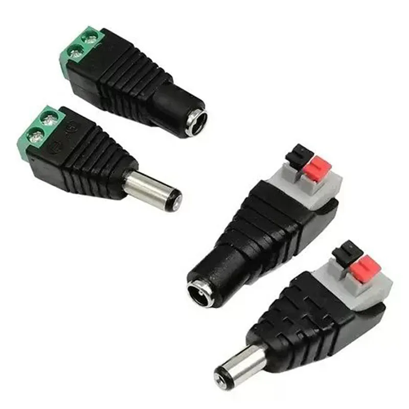 암수 DC 커넥터 2.1x5.5mm 전원 플러그 어댑터 - Photography Led Lighting Kit 리뷰 및 가격