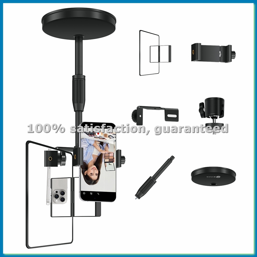 높이 조절 가능한 휴대폰 거치대 데스크탑 원형 플레이트 - Stand Lighting Photography 리뷰 및 가격