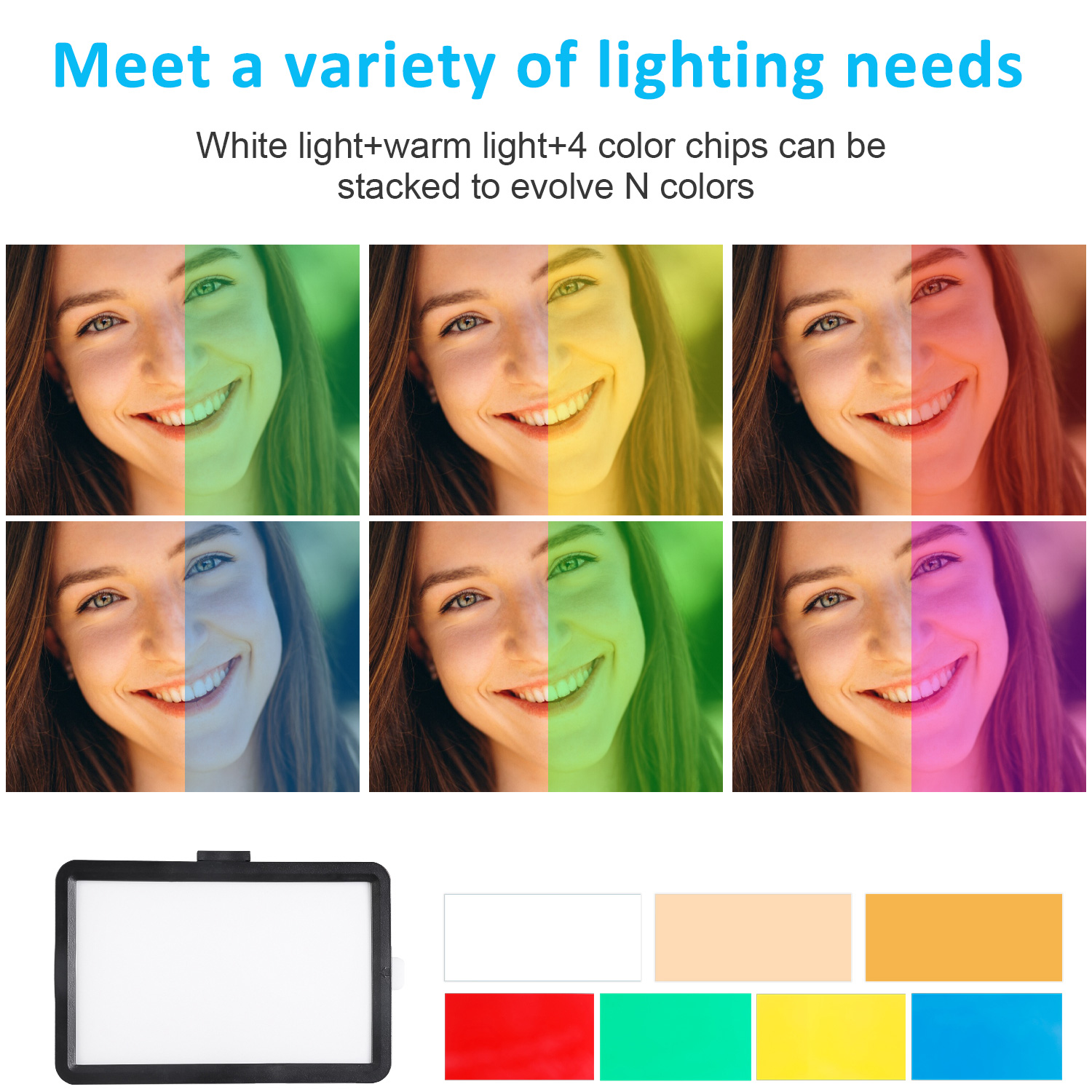 8인치 사각형 LED 조명등(43인치 조절식 스탠드 및 - Stand Lighting Photography 리뷰 및 가격
