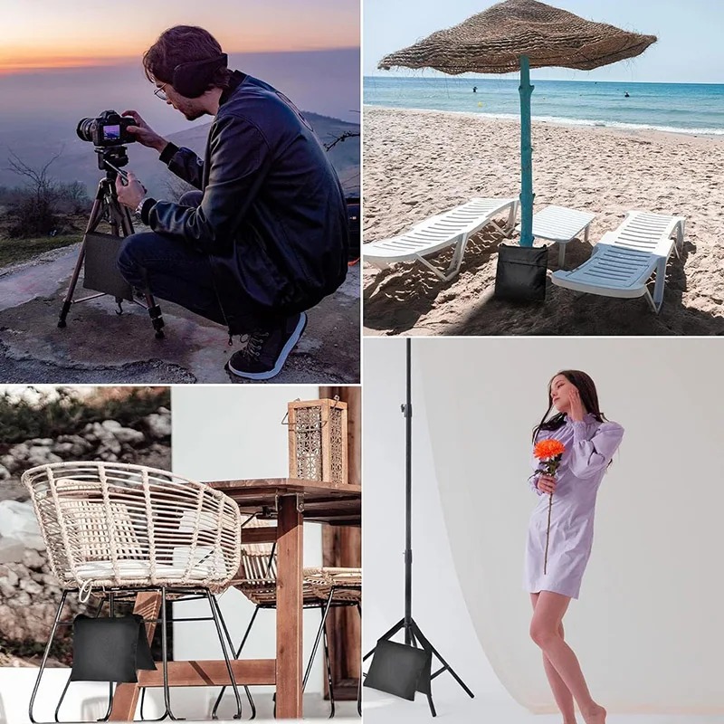 4pcs/2pcs/1pc 사진 스튜디오에 대 한 검은  - Light Stand Sandbag 리뷰 및 가격