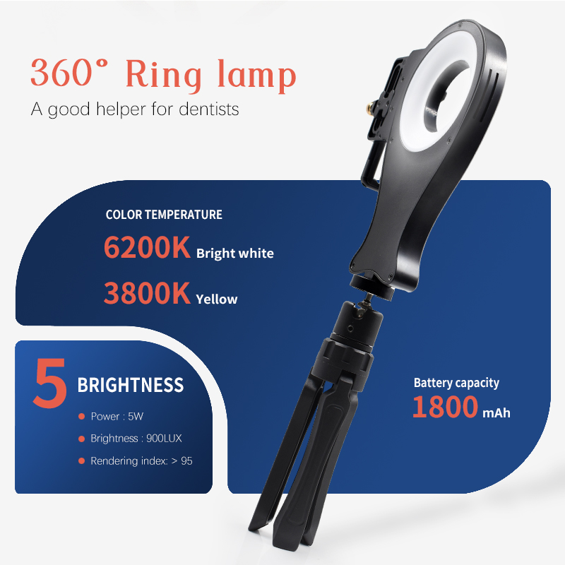 JUMTOP 치과 사진촬영 링 라이트, 조절 가능한 색 - Photography Lighting Ring 리뷰 및 가격