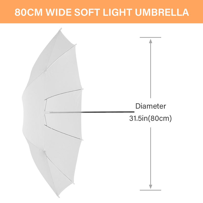 76 * 80cm X4 투명 화이트 라이트 디퓨저 우산 - Photography Lighting With Umbrella 리뷰 및 가격