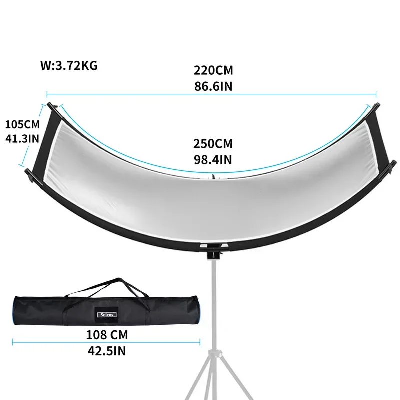 Selens 4-IN-1 U자형 105x260cm 라이 - Photography Lighting Types 리뷰 및 가격