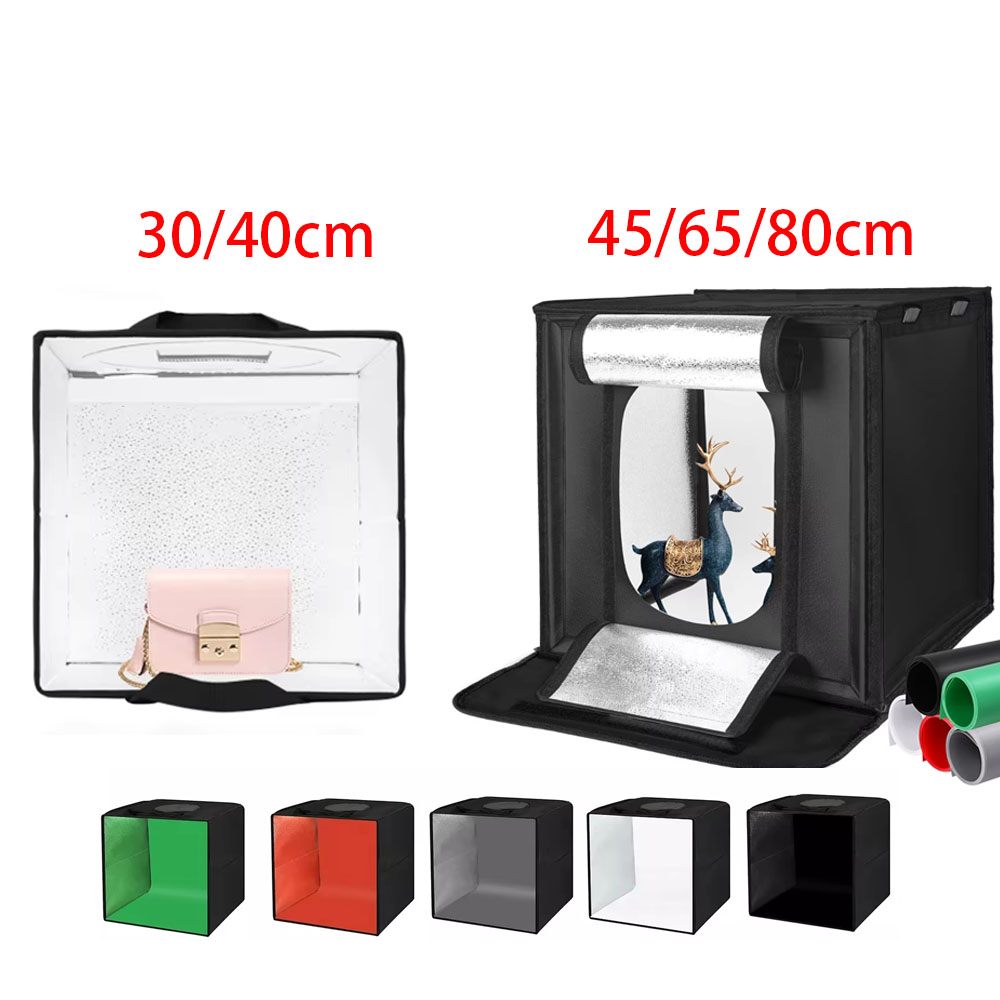 30/40/45 65 80cm 사진 텐트 사진 조명 스 - Photography Lighting Kit Portable 리뷰 및 가격