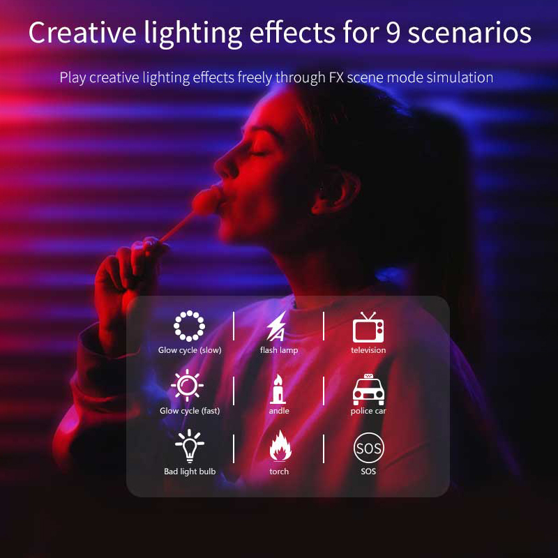 RGB 필 라이트 휴대용 LED 사진 조명 비디오 미니 - Photography Lighting Description 리뷰 및 가격