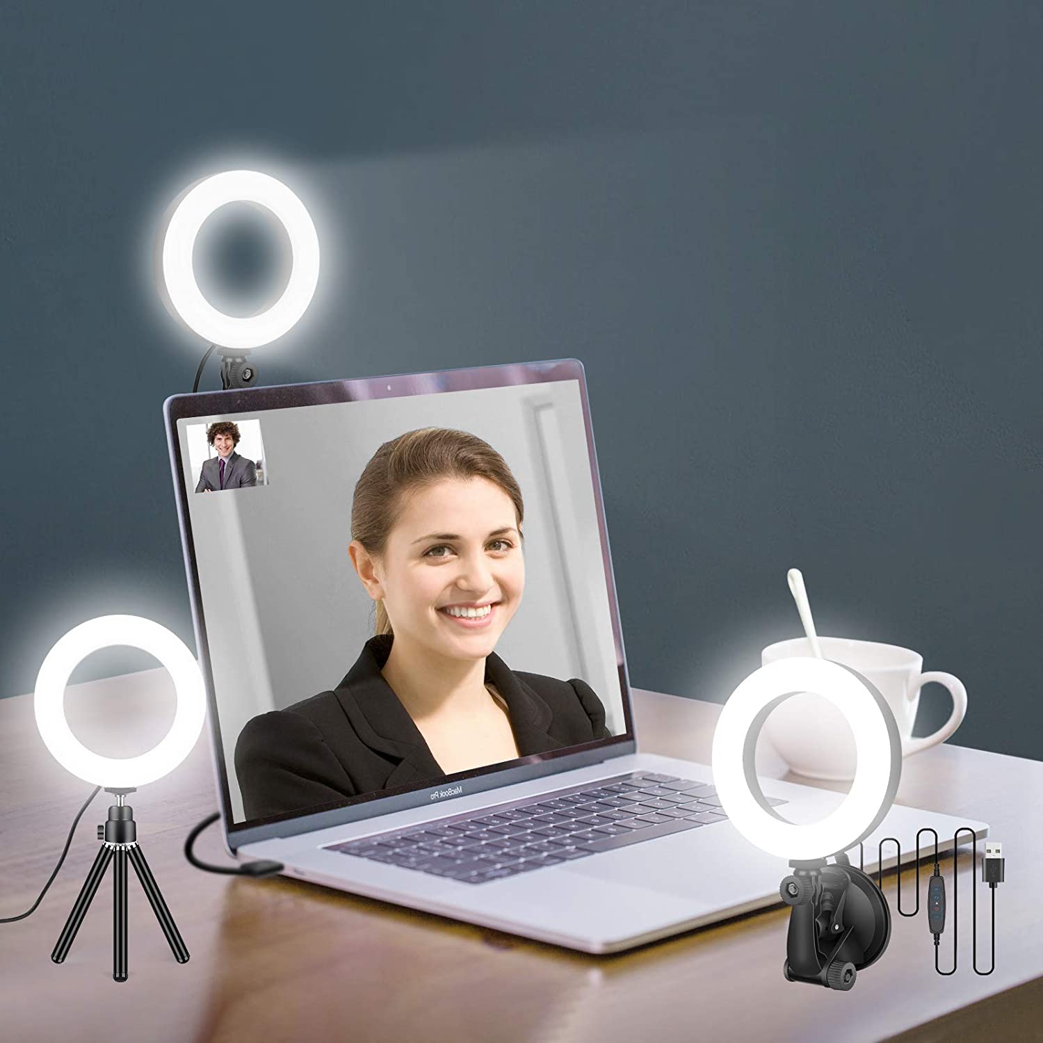 줌 회의용 16cm 링 라이트, 삼각대 스탠드가 있는  - Photography Lighting Ring 리뷰 및 가격