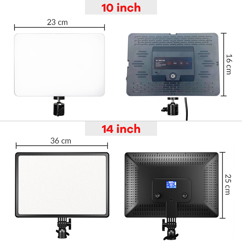 14인치 10인치 LED 비디오 라이트 패널 EU 플러 - Photography Lighting Uk 리뷰 및 가격
