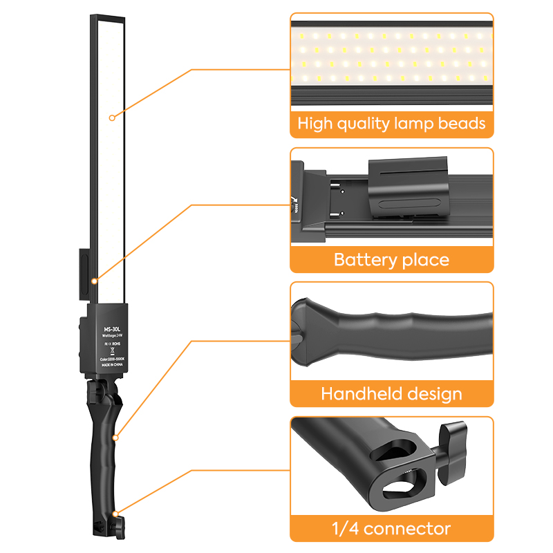 LED 사진 스튜디오 조명 핸드 스틱 키트, 비디오 라 - Photography Led Lighting Kit 리뷰 및 가격
