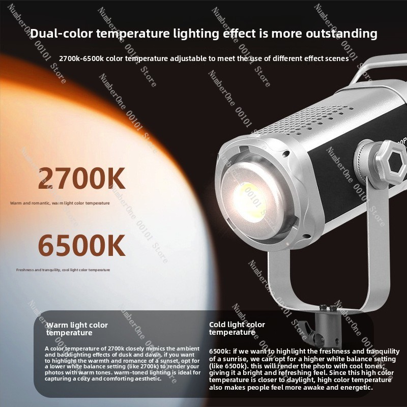 300W COB 사진 조명 듀얼 컬러 온도 라이브 스튜 - Portrait Photography With Lighting 리뷰 및 가격