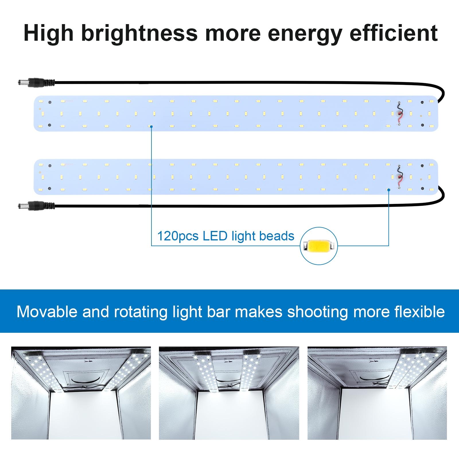 PULUZ 60cm 포토 스튜디오 라이트 박스 휴대용  - Photography Led Lighting Kit 리뷰 및 가격