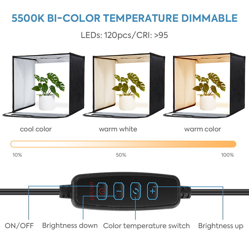 접이식 사진 스튜디오 라이트 박스, 멀티 앵글 촬영 텐 - Photography Led Lighting Kit 리뷰 및 가격