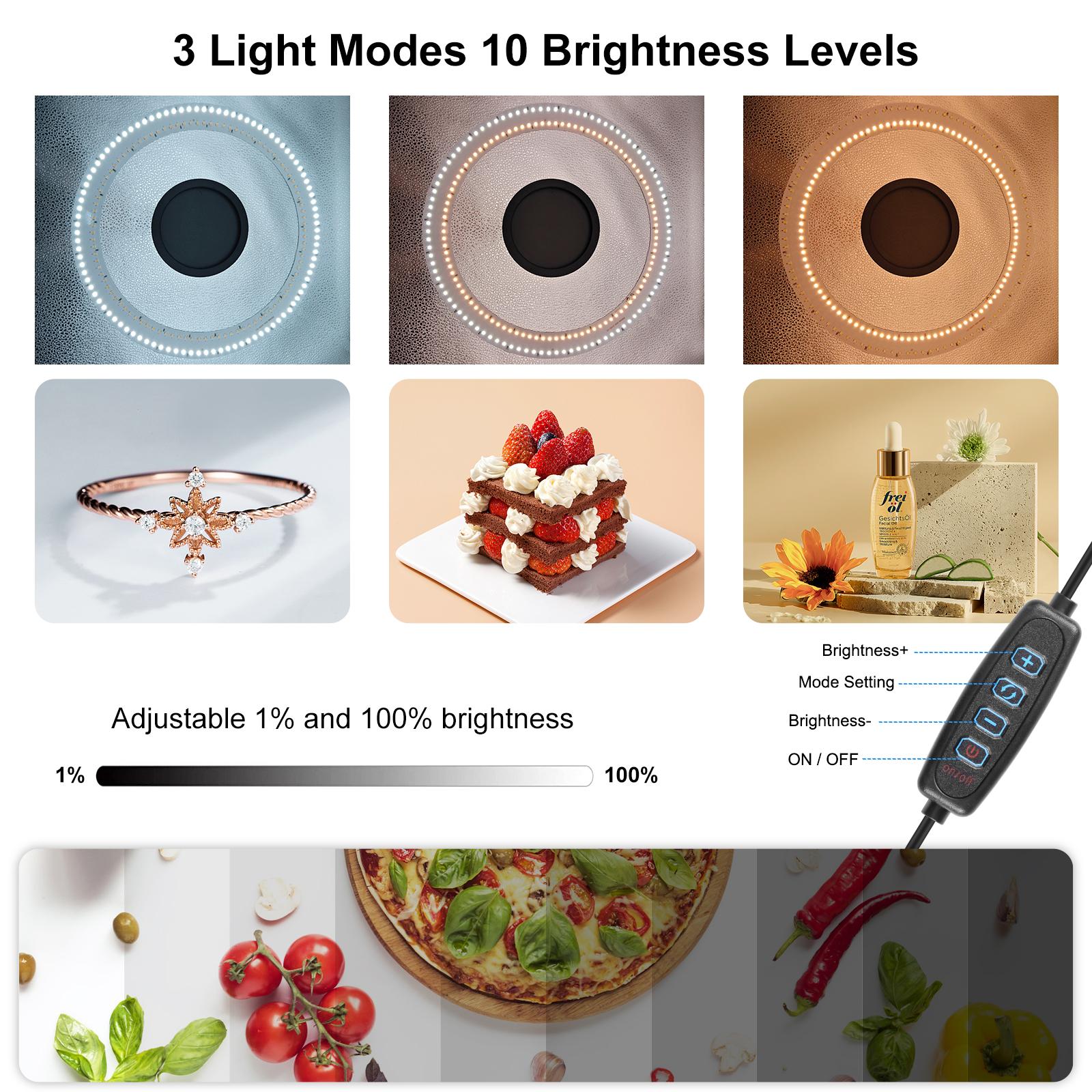 PULUZ 50cm 접이식 휴대용 링 라이트 PD30W - Photography Lighting Types 리뷰 및 가격