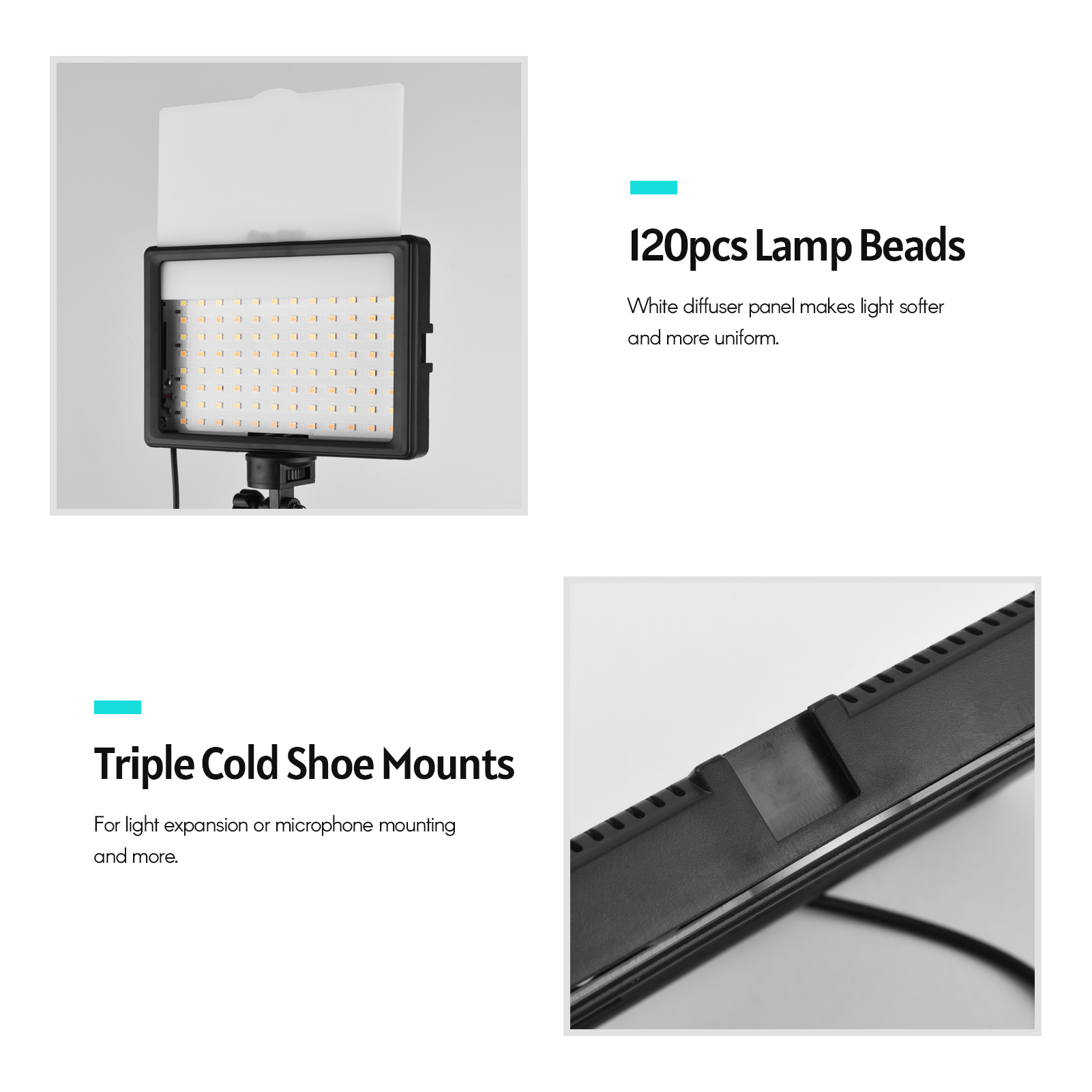Andoer LED 비디오 조명 키트, 사진 조명, 3 - Photography Lighting Uk 리뷰 및 가격
