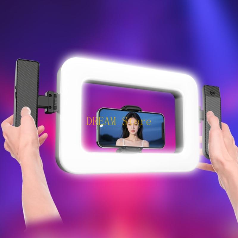 셀카 카메라용 휴대용 휴대용 조명 360도 밝기 조절  - Photography Lighting For Sale 리뷰 및 가격