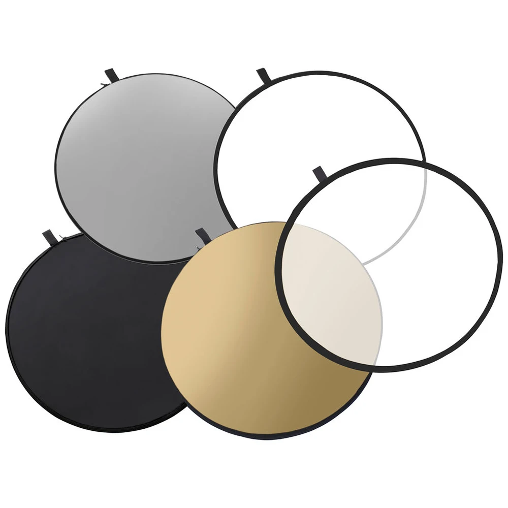 60/80/110cm 5-in-1 접이식 원형 반사판  - Photography Lighting Reflector 리뷰 및 가격