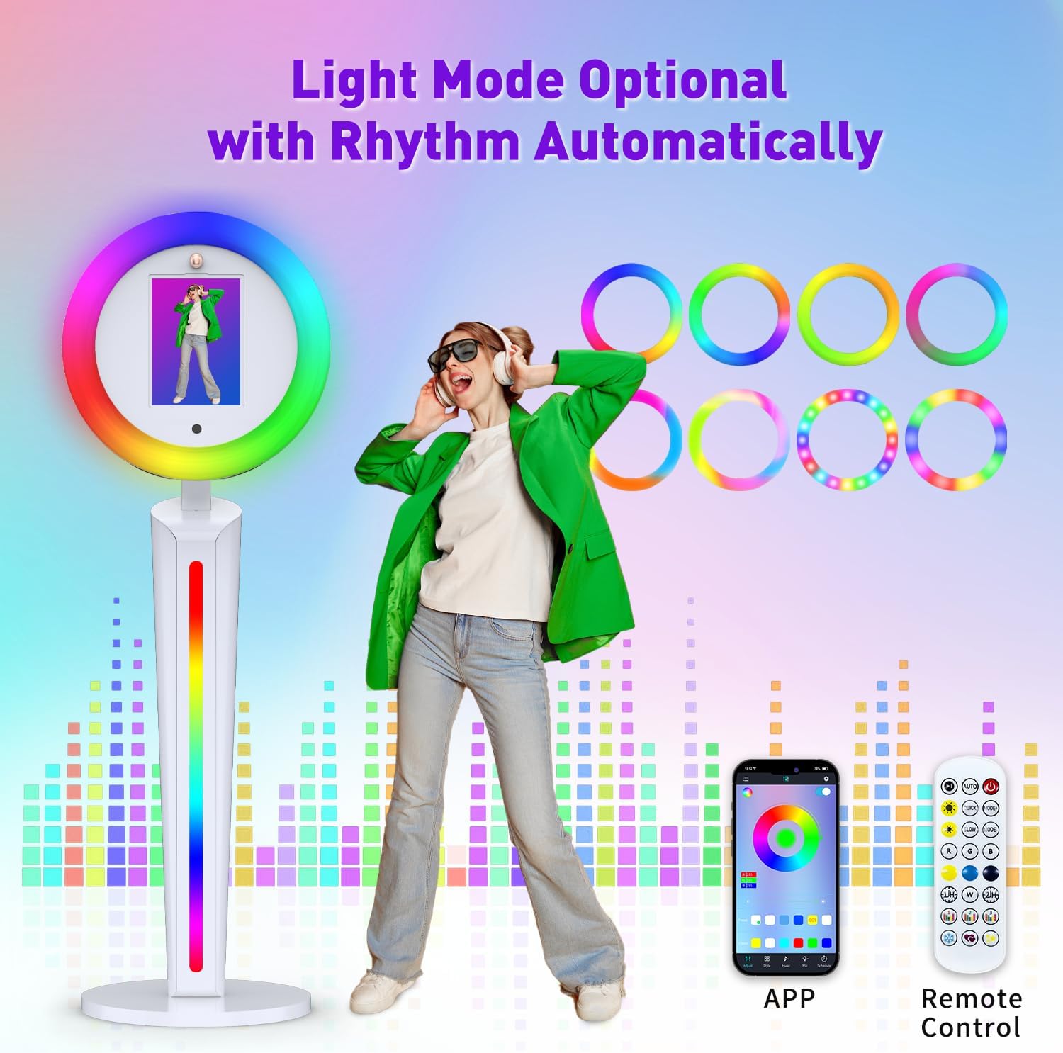 휴대용 아이패드 포토 부스 머신, 원격 앱 제어, RG - Photography Lighting Kit Portable 리뷰 및 가격