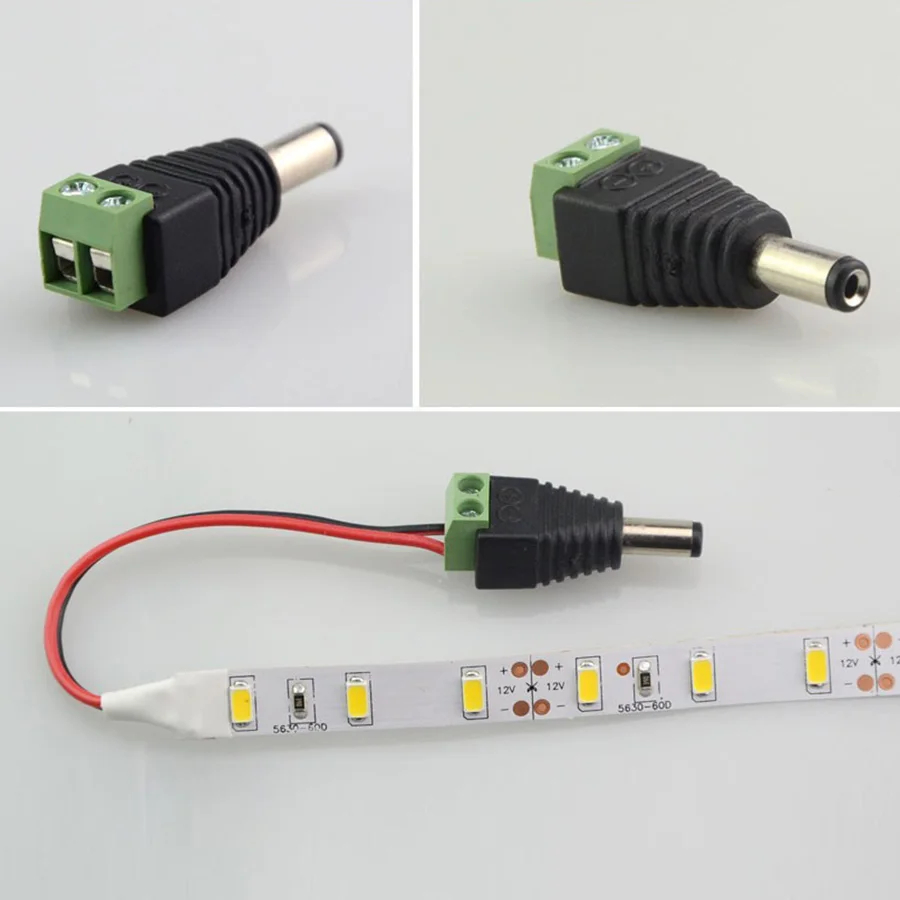 5 쌍 DC 12V 여성 및 남성 커넥터 5.5x2.1 - Photography Led Lighting Kit 리뷰 및 가격